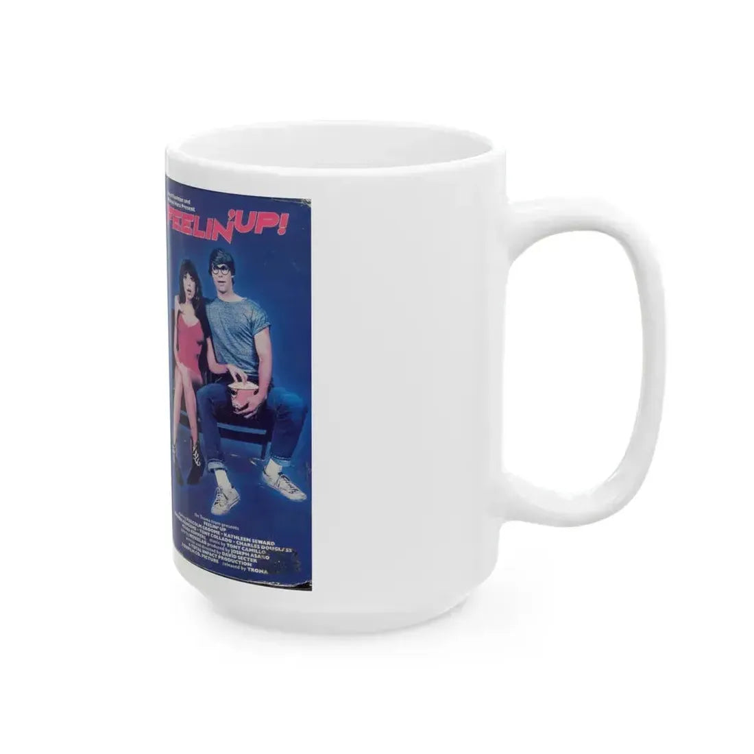 FEELIN UP VERSION 2 (VHS COVER) - White Coffee Mug - Go Mug Yourself