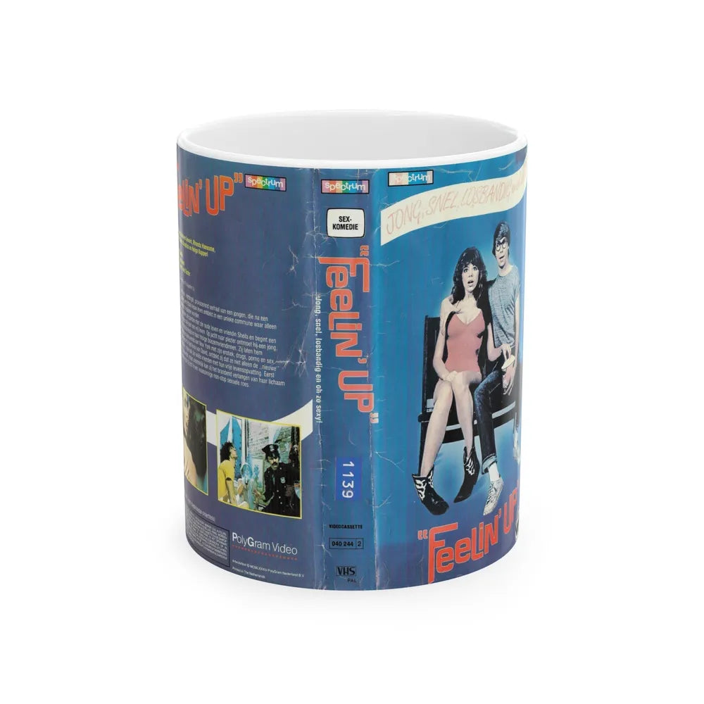 FEELIN UP VERSION 3 (VHS COVER) - White Coffee Mug-11oz-Go Mug Yourself