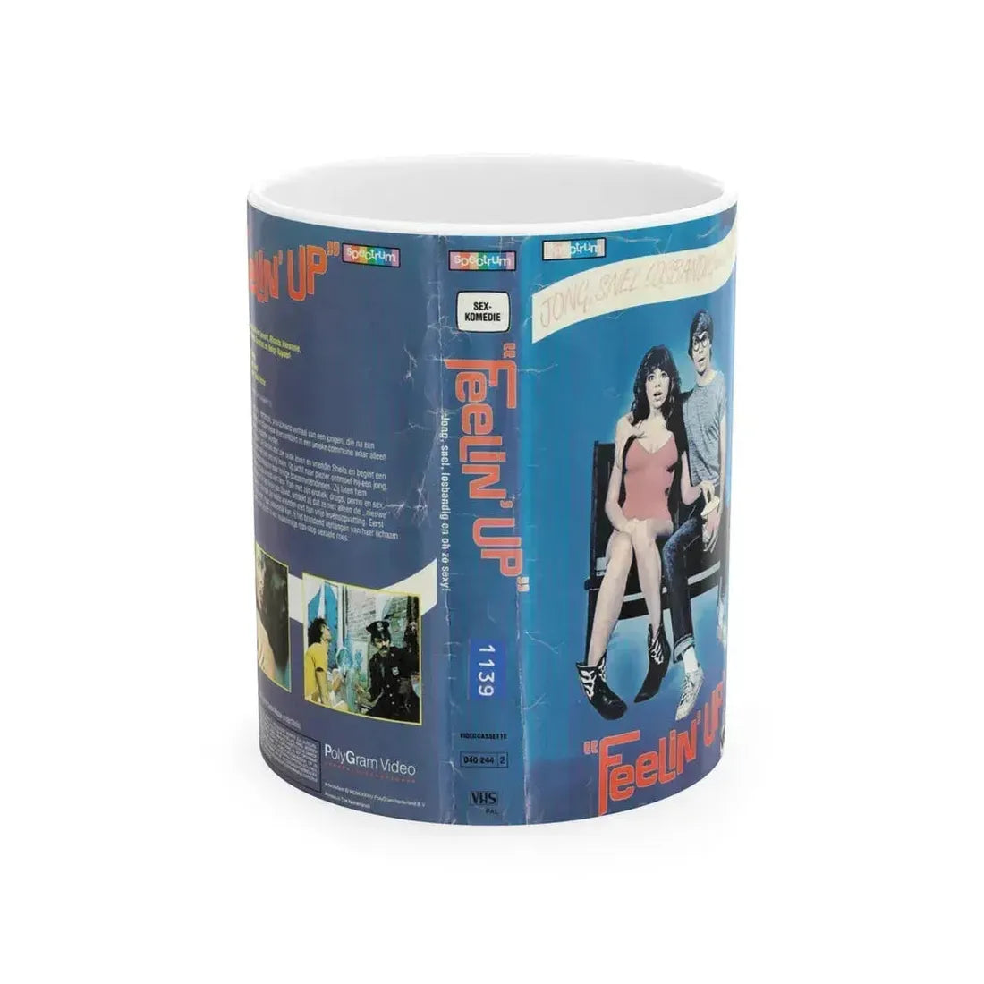 FEELIN UP VERSION 3 (VHS COVER) - White Coffee Mug 11oz - Go Mug Yourself