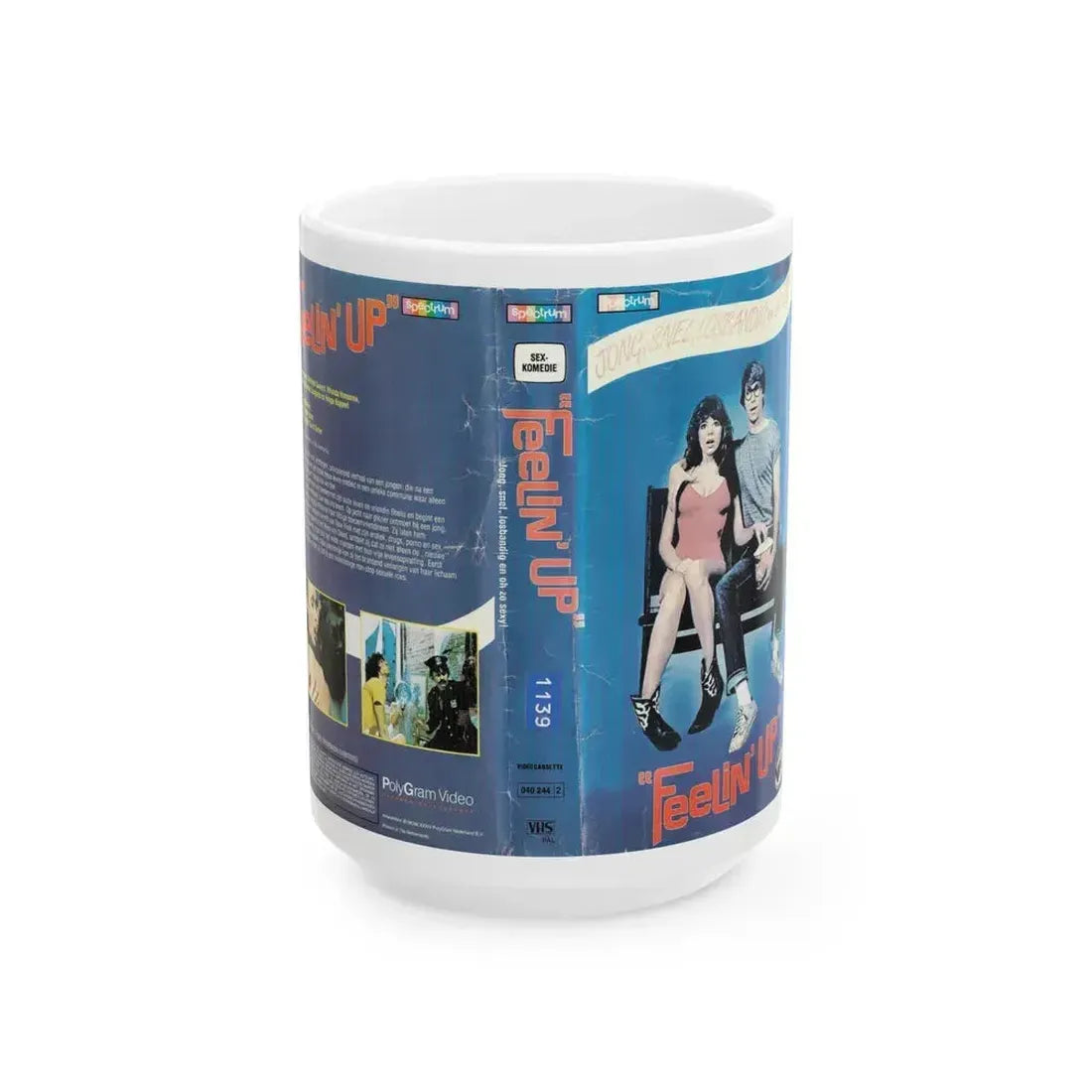 FEELIN UP VERSION 3 (VHS COVER) - White Coffee Mug 15oz - Go Mug Yourself