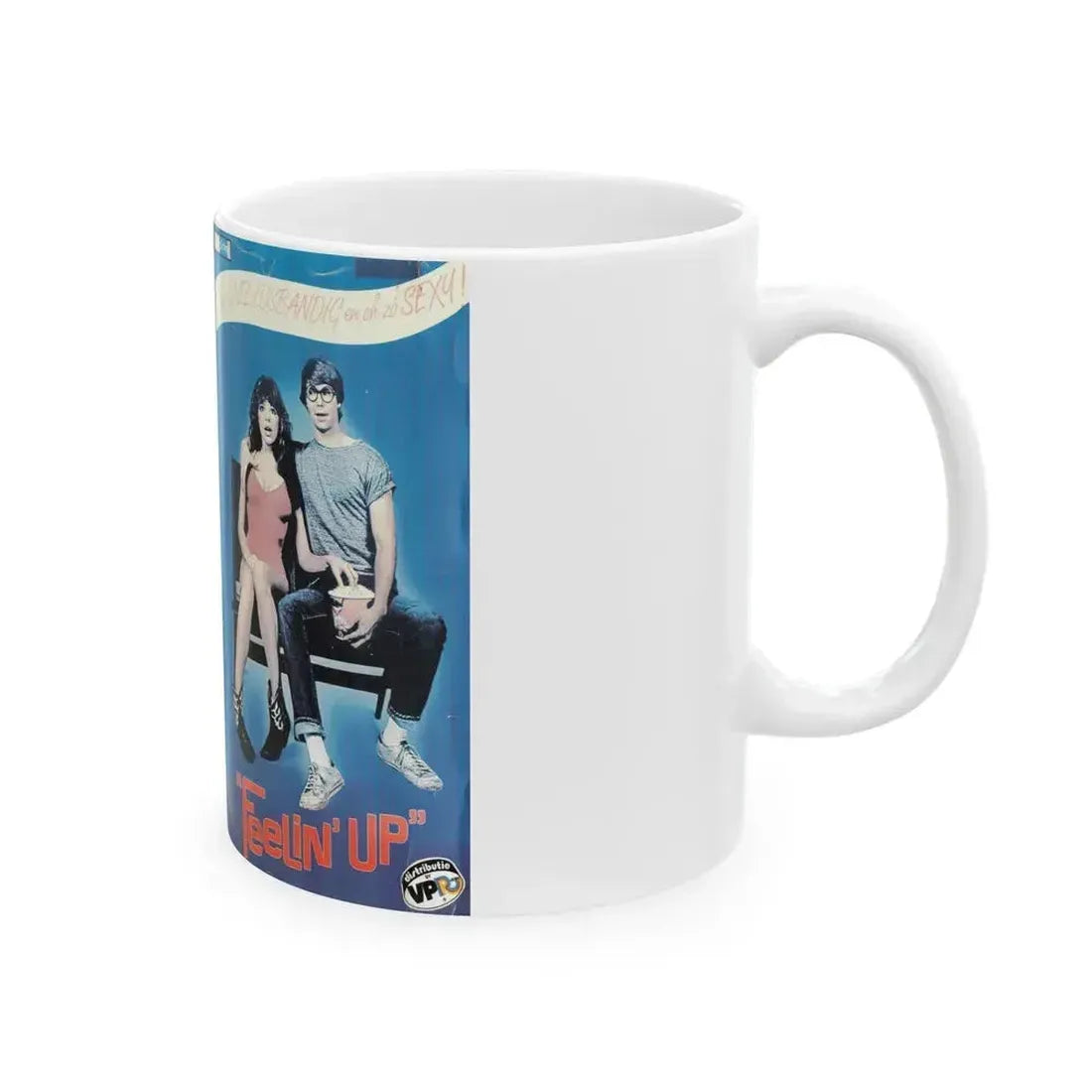 FEELIN UP VERSION 3 (VHS COVER) - White Coffee Mug - Go Mug Yourself