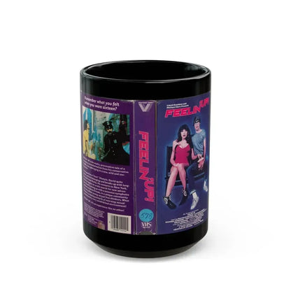 FEELIN UP (VHS COVER) - Black Coffee Mug 15oz - Go Mug Yourself