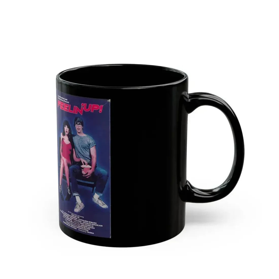 FEELIN UP (VHS COVER) - Black Coffee Mug - Go Mug Yourself