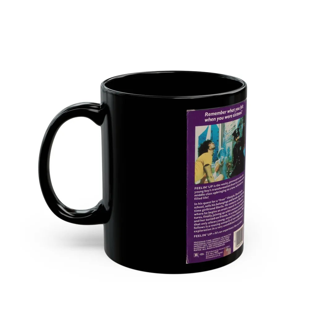 FEELIN UP (VHS COVER) - Black Coffee Mug-Go Mug Yourself