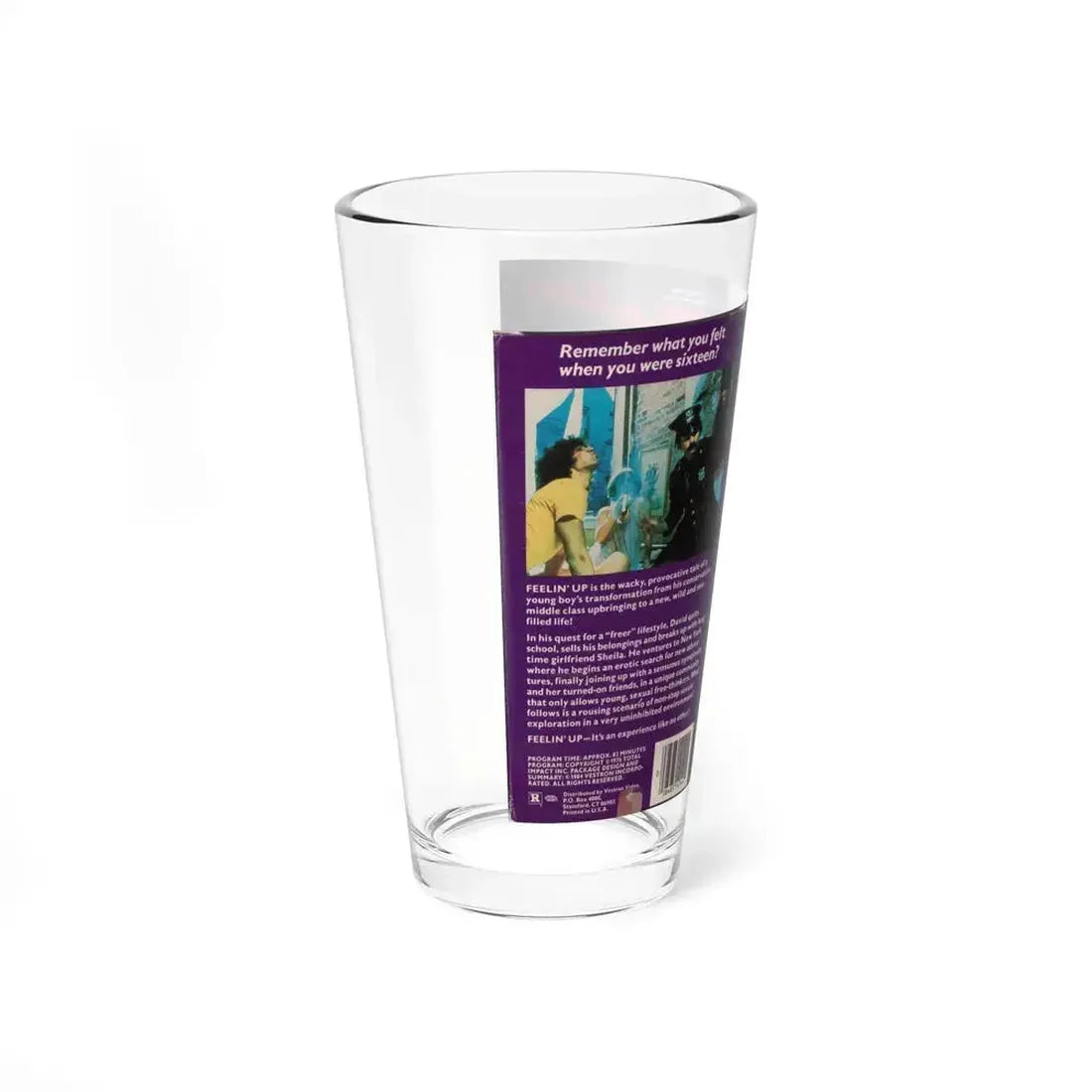 FEELIN UP (VHS COVER) Pint Glass 16oz - Go Mug Yourself