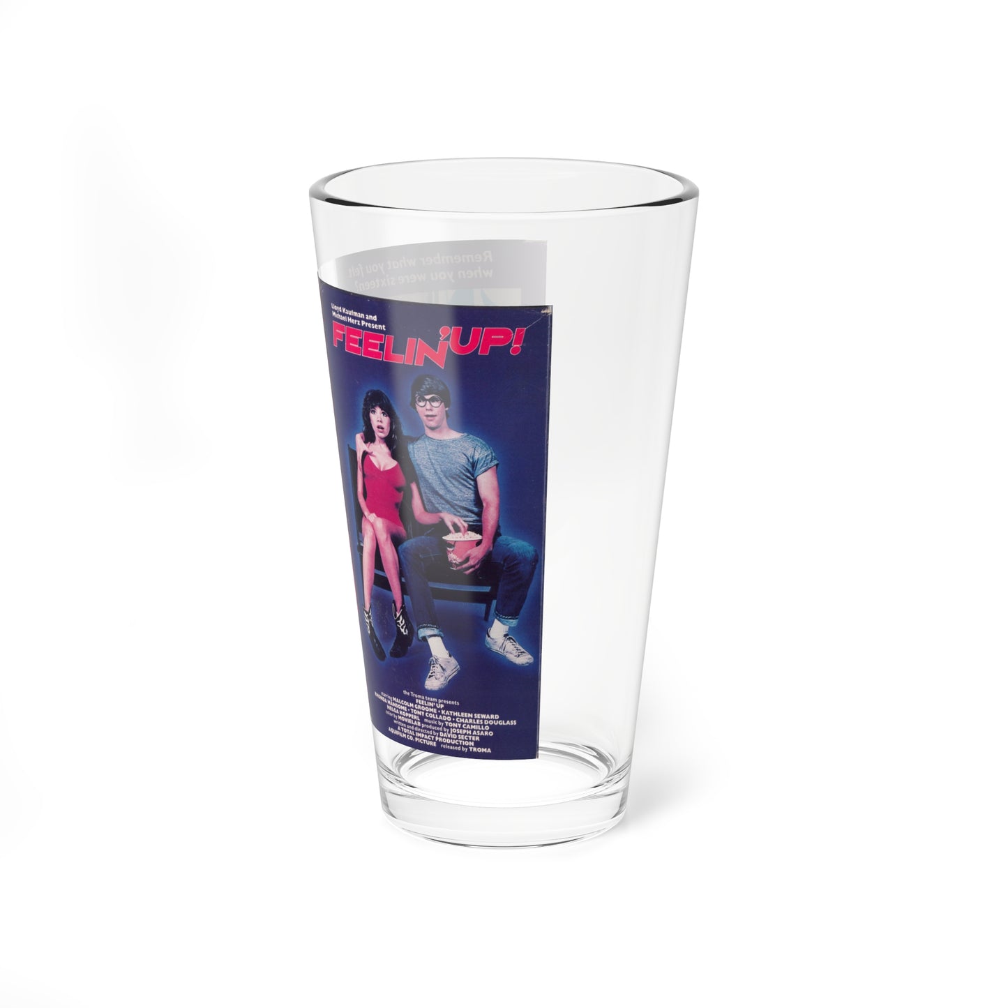 FEELIN UP (VHS COVER) Pint Glass 16oz-Go Mug Yourself