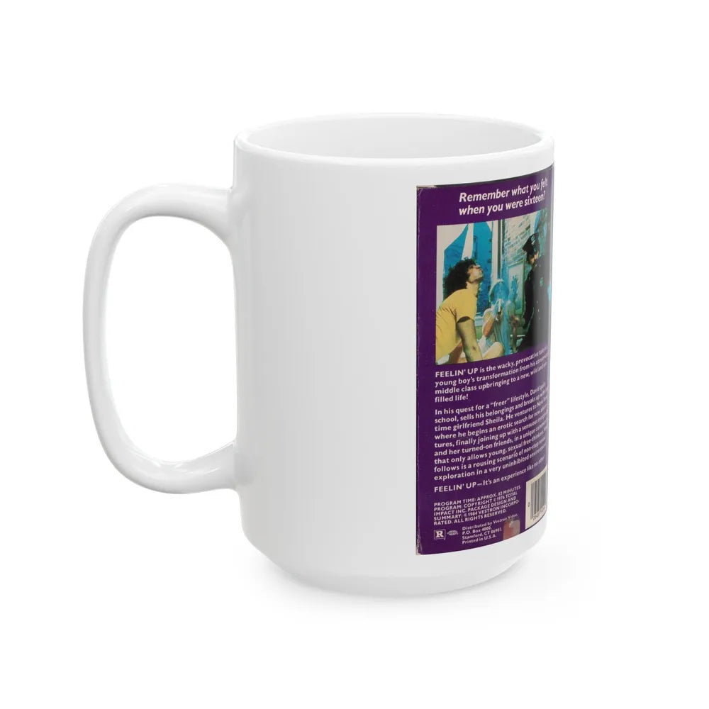 FEELIN UP (VHS COVER) - White Coffee Mug-Go Mug Yourself