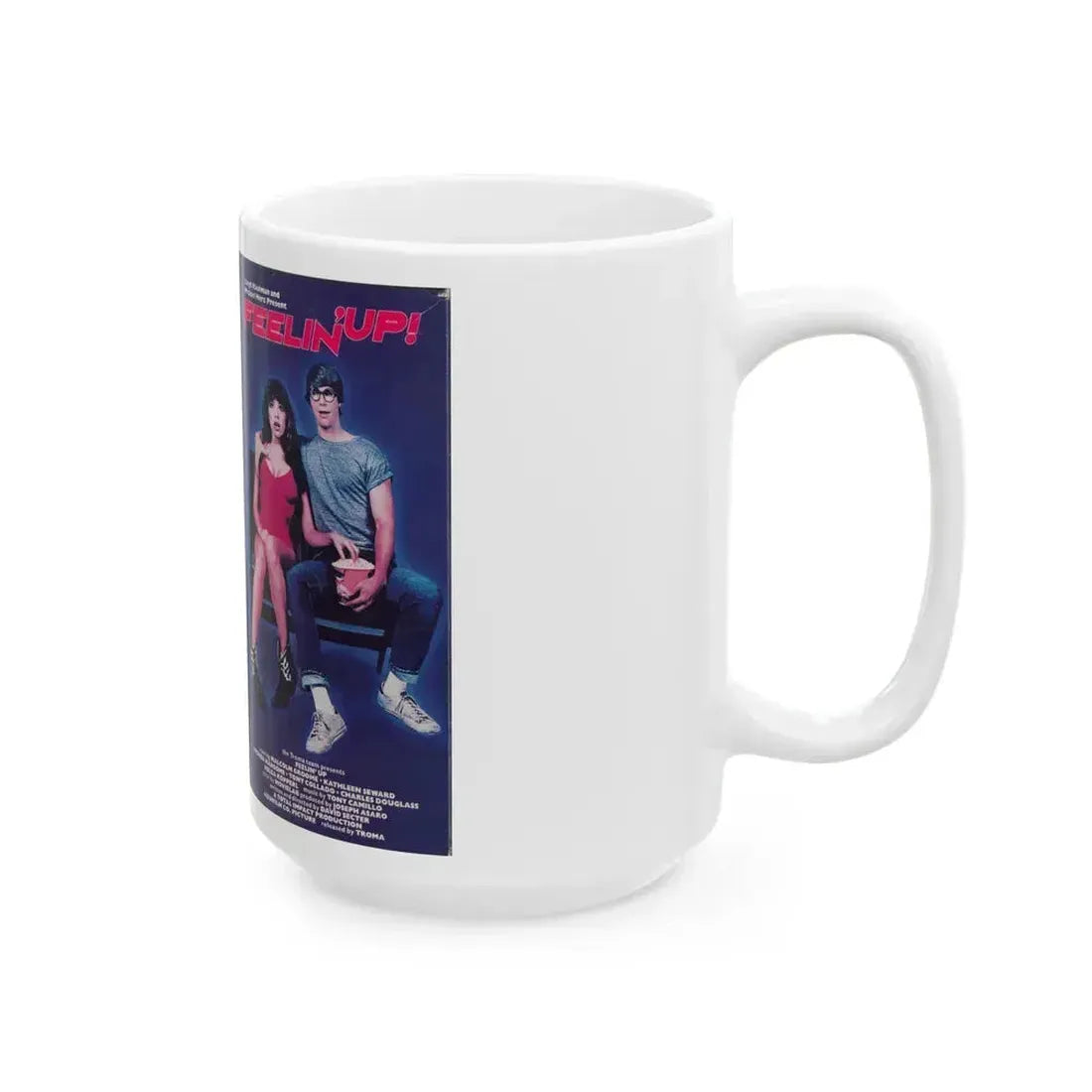 FEELIN UP (VHS COVER) - White Coffee Mug - Go Mug Yourself