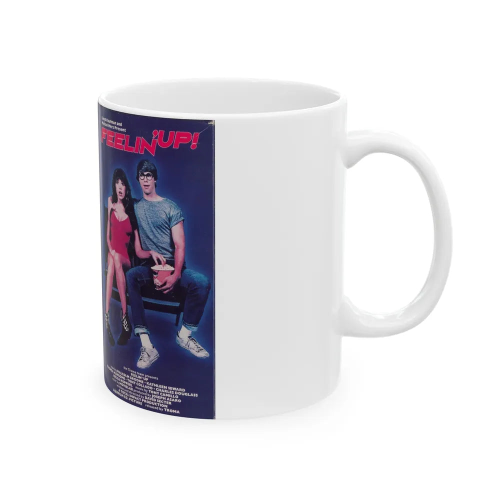 FEELIN UP (VHS COVER) - White Coffee Mug-Go Mug Yourself