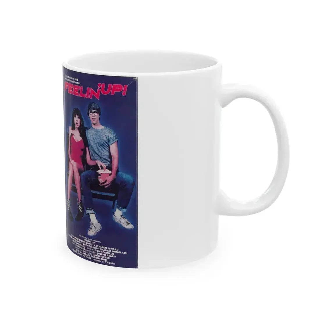 FEELIN UP (VHS COVER) - White Coffee Mug - Go Mug Yourself