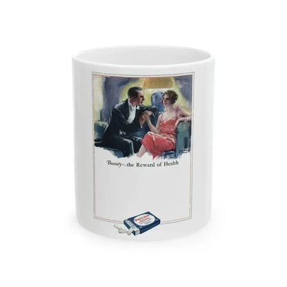 Feen-a-Mint ad, The Popular Magazine, April 7, 1927 - White Coffee Mug 11oz - Go Mug Yourself