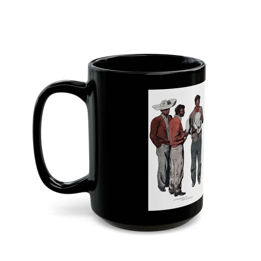 Divine Fire (1), The American Magazine, December 1936 - Black Coffee Mug-Go Mug Yourself