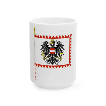 Feldzeichen Bundesheer (Austria) White Coffee Mug 15oz - Go Mug Yourself