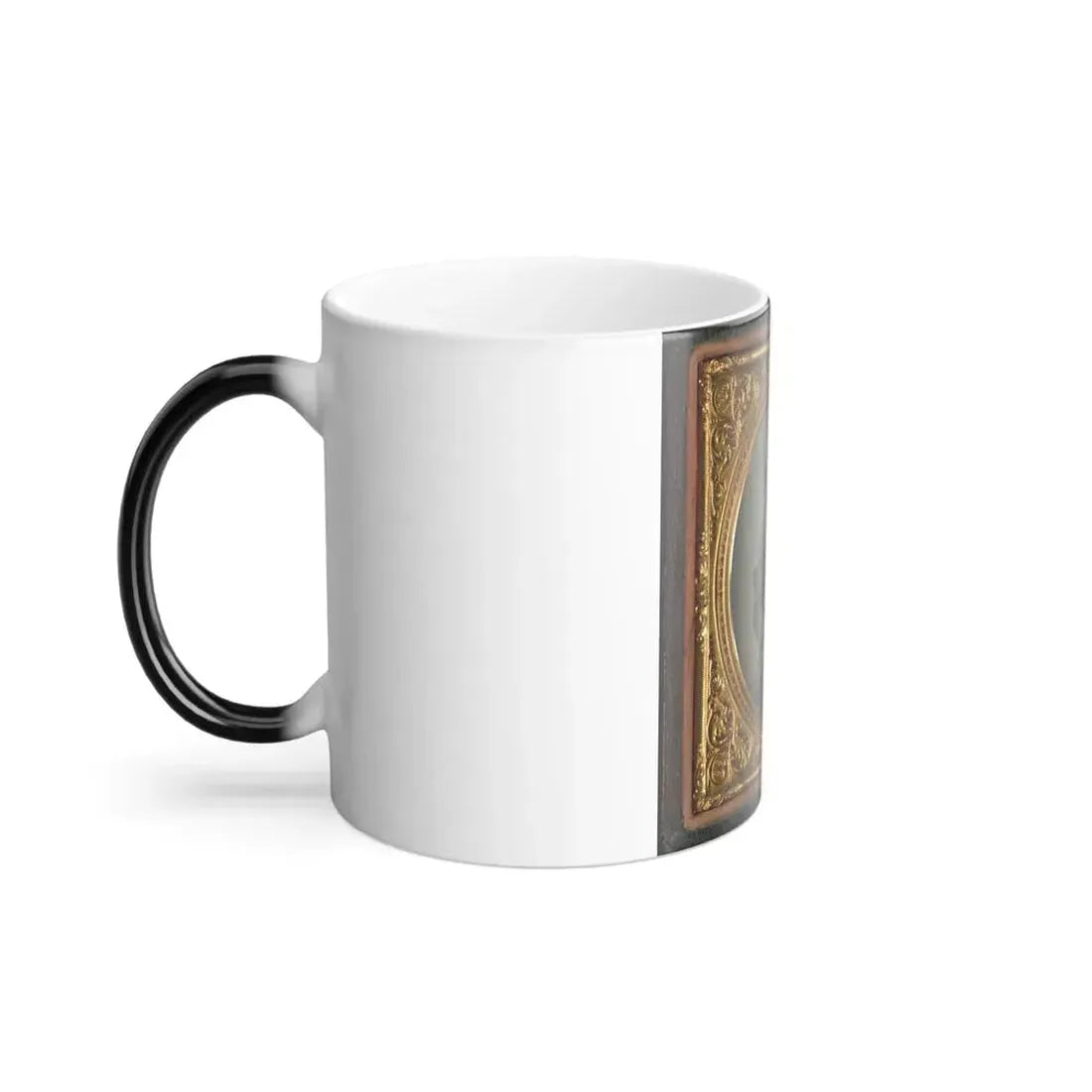 Felix Thompson of Company H, 1St Missouri Cavalry Regiment With Pistols and Sabre (U.S. Civil War) Color Changing Coffee Mug 11oz - Go Mug Yourself
