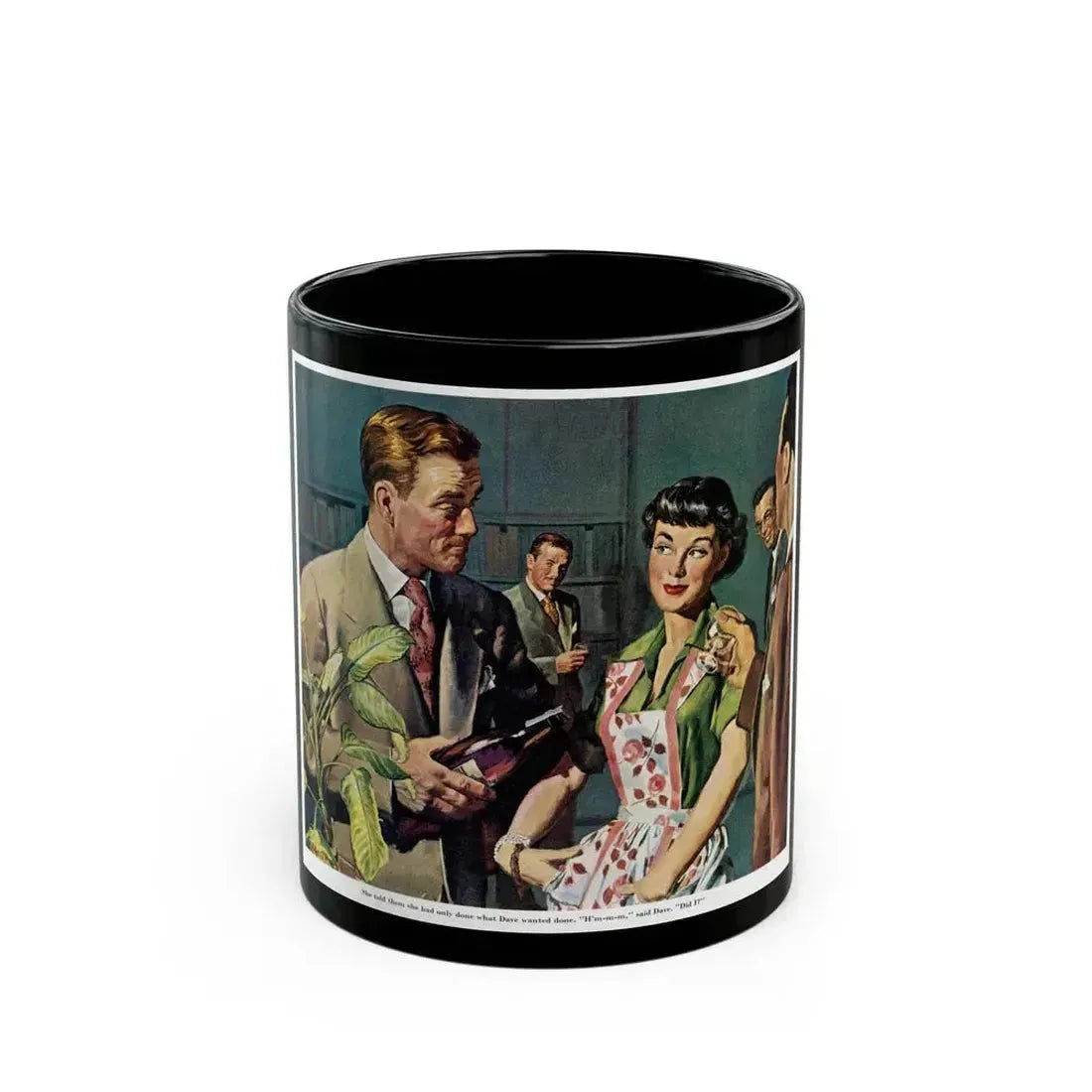 Female Conspiracy of One, 1950 - Black Coffee Mug 11oz - Go Mug Yourself