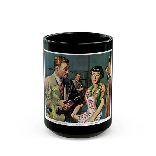 Female Conspiracy of One, 1950 - Black Coffee Mug 15oz - Go Mug Yourself