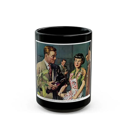 Female Conspiracy of One, 1950 - Black Coffee Mug 15oz - Go Mug Yourself