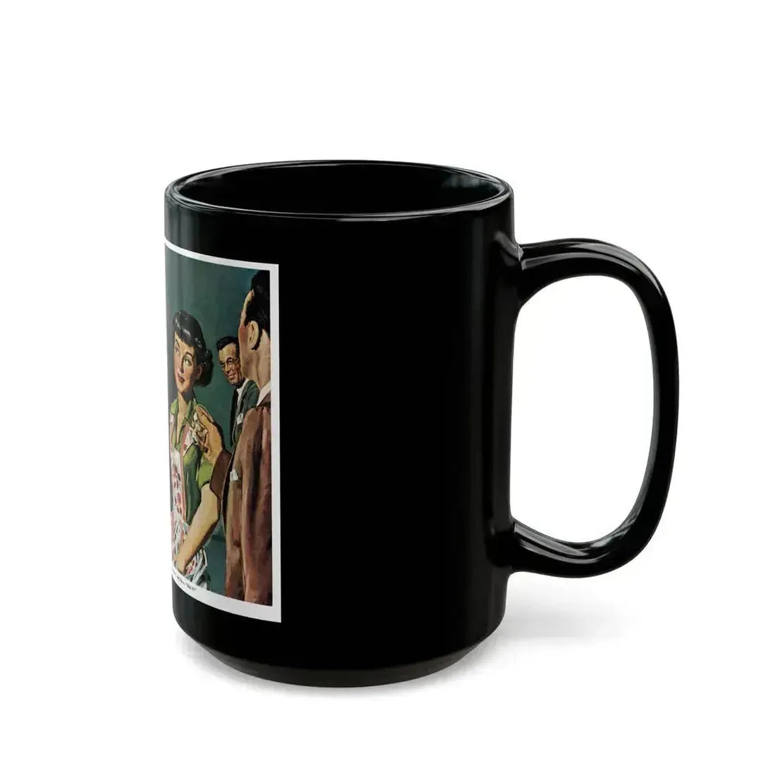 Female Conspiracy of One, 1950 - Black Coffee Mug - Go Mug Yourself