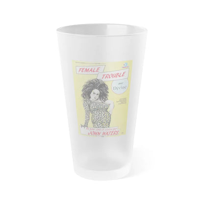 FEMALE TROUBLE (FRENCH) 1974 Movie Poster - Frosted Pint Glass 16oz-16oz-Frosted-Go Mug Yourself