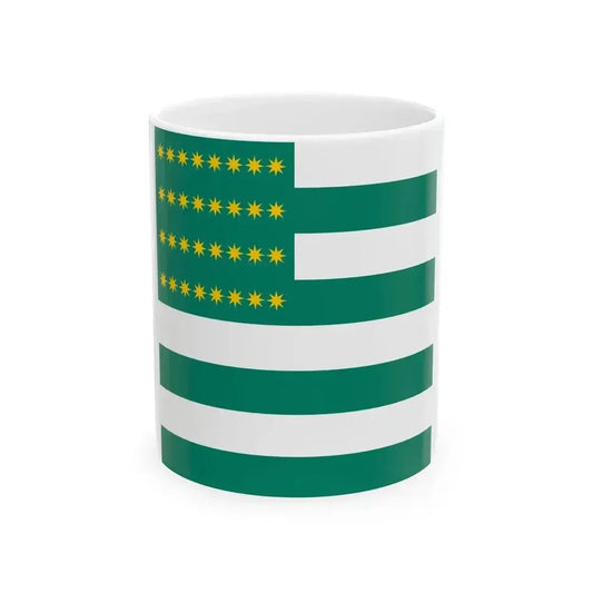 Fenian Flag 1867 (Ireland) White Coffee Mug 11oz - Go Mug Yourself