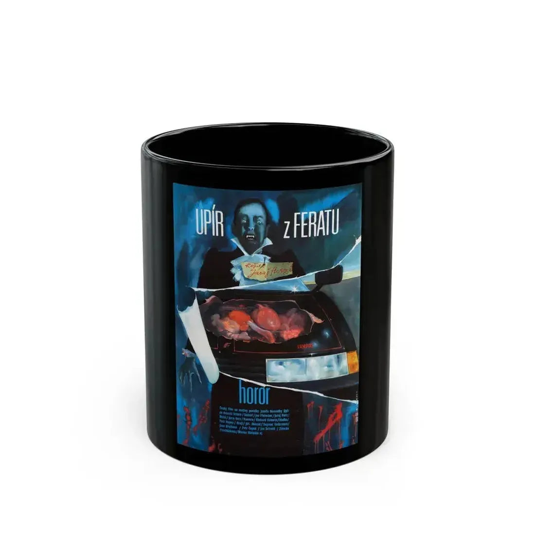 FERAT VAMPIRE 1982 Movie Poster - Black Coffee Mug 11oz - Go Mug Yourself