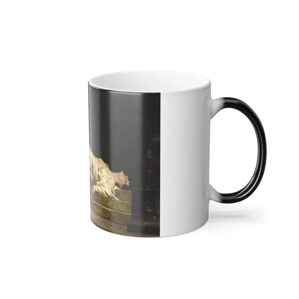 Ferdinand Keller (1842-1922) Selene thrown down by Argus - Oil on Canvas 1886 - Color Changing Mug 11oz-Go Mug Yourself