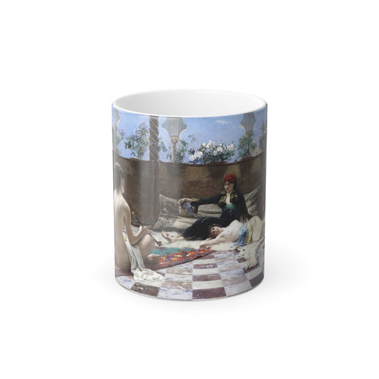Ferdinand Max Bredt (1860-1921) Turkish Women - Oil on canvas 1893 - Color Changing Mug 11oz-11oz-Go Mug Yourself