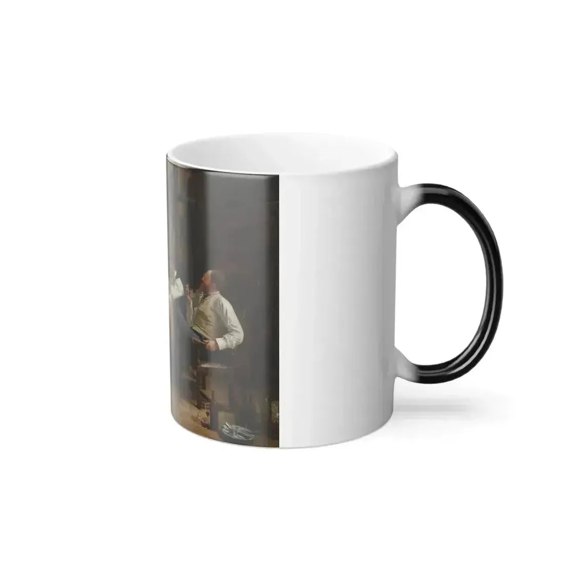 Fernand Cormon (1845-1924) A Friend's Lunch - oil on canvas 1885 - Color Changing Mug 11oz - Go Mug Yourself