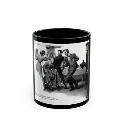 Ferry Tavern, part three, Woman's Day, August 1947 - Black Coffee Mug 11oz - Go Mug Yourself
