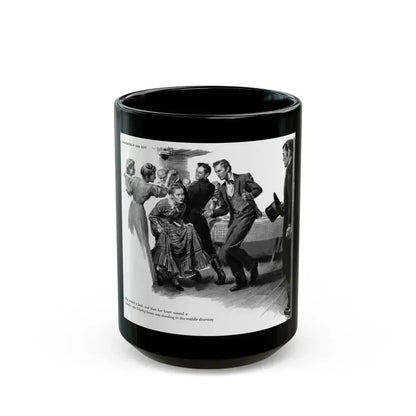 Ferry Tavern, part three, Woman's Day, August 1947 - Black Coffee Mug 15oz - Go Mug Yourself