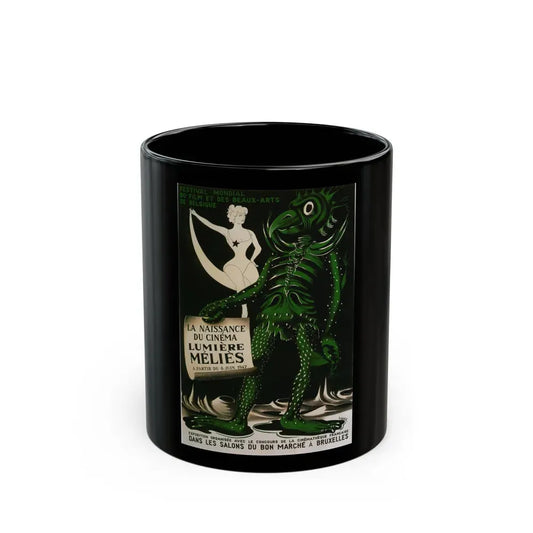 FESTIVAL MONDIAL DE FILM ET DES BEAUX-ARTS DE BELGIQUE 1951 Movie Poster - Black Coffee Mug 11oz - Go Mug Yourself