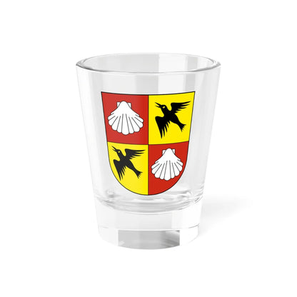 Feusisberg-blazon (Switzerland) (Coat of Arms) Shot Glass 1.5oz 1.5oz - Go Mug Yourself