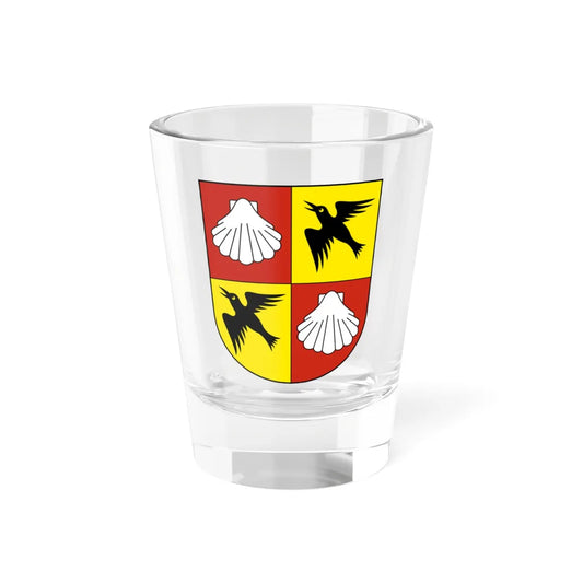 Feusisberg-blazon (Switzerland) (Coat of Arms) Shot Glass 1.5oz 1.5oz - Go Mug Yourself