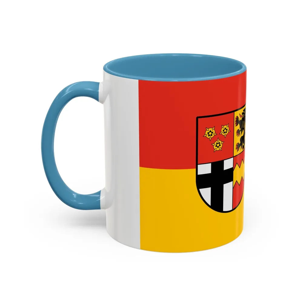 Flag of Euskirchen Germany - Accent Coffee Mug-Go Mug Yourself