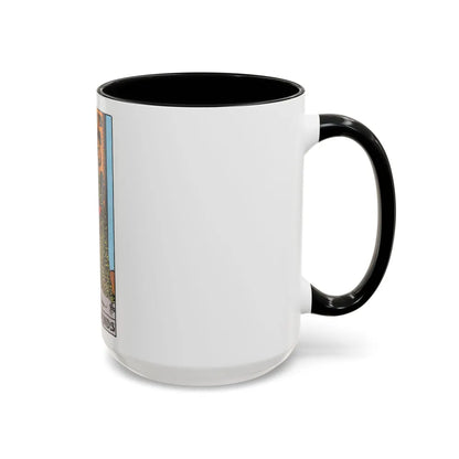 The King of Wands (Tarot Card) Accent Coffee Mug-Go Mug Yourself