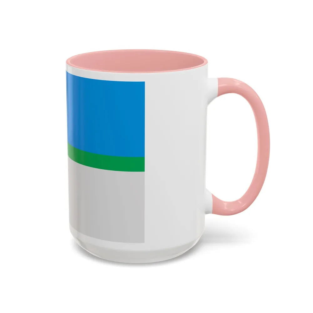 Flag of Rivne Ukraine - Accent Coffee Mug-Go Mug Yourself