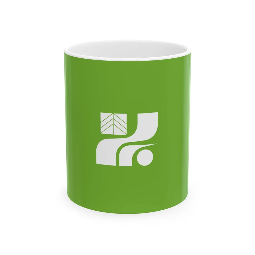 Flag of Tochigi Prefecture Japan - White Coffee Mug-11oz-Go Mug Yourself