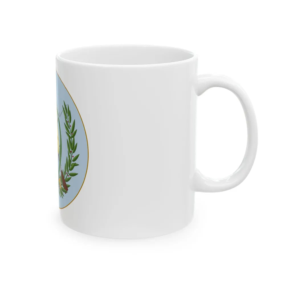 Coat of arms of Guatemala 2 - White Coffee Mug-Go Mug Yourself