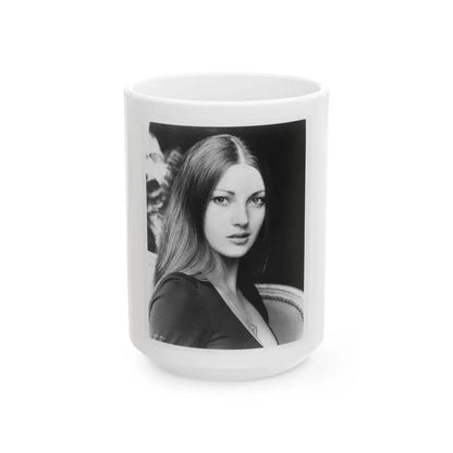 Jane Seymour #24 (Vintage Female Icon) White Coffee Mug-15oz-Go Mug Yourself