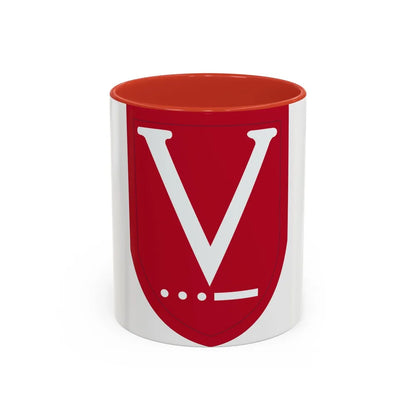 Victory Task Force (U.S. Army) Accent Coffee Mug-11oz-Red-Go Mug Yourself