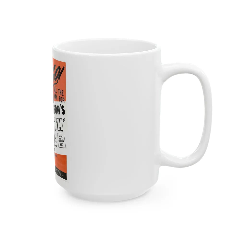 Sue Thompson 1965 (Music Poster) White Coffee Mug-Go Mug Yourself