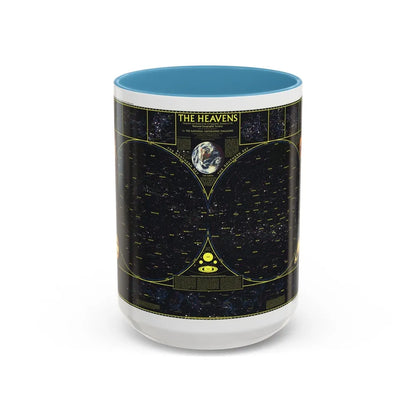 Heavens. The (1970) (Map) Accent Coffee Mug-15oz-Light Blue-Go Mug Yourself