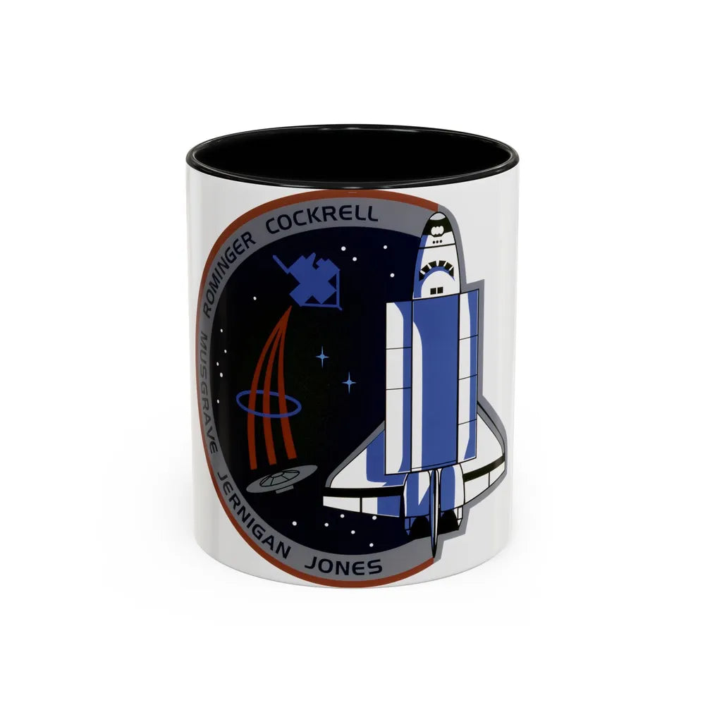 STS 80 (NASA) Accent Coffee Mug-11oz-Black-Go Mug Yourself