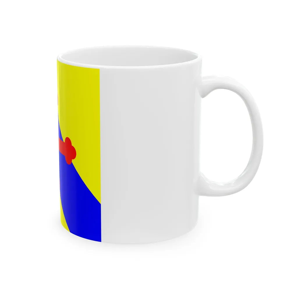 Flag of Sullens Switzerland - White Coffee Mug-Go Mug Yourself