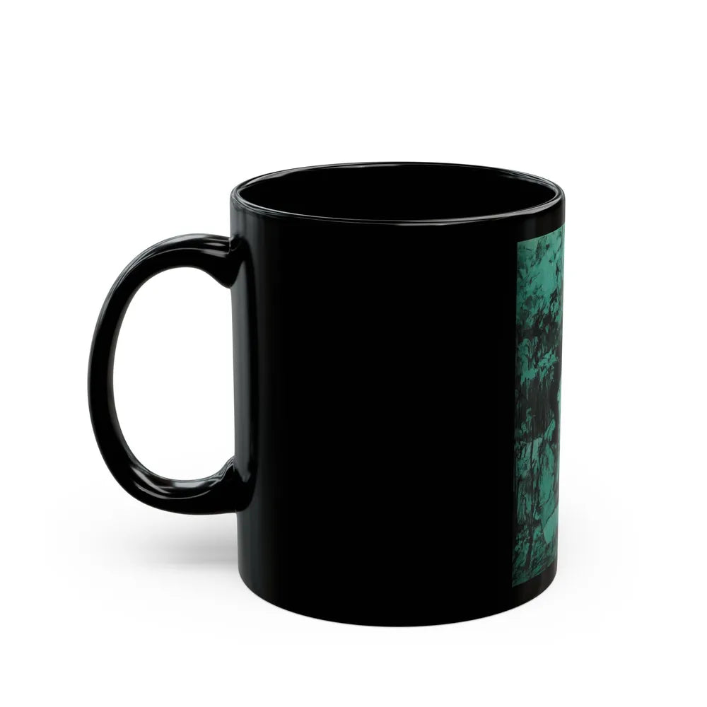 By The Poplars, Woman's Day, July 1965 - Black Coffee Mug-Go Mug Yourself