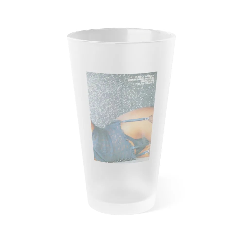 Linda Blair #212 - Italian Playboy Mag. '83 (Vintage Female Icon) Frosted Pint 16oz-16oz-Frosted-Go Mug Yourself