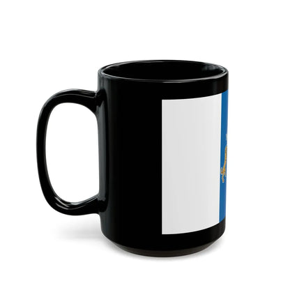 Flag of the Canary Islands Spain - Black Coffee Mug-Go Mug Yourself