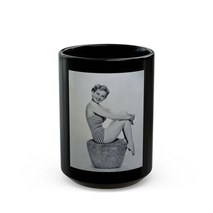 Coleen Gray #100 (Vintage Female Icon) Black Coffee Mug-15oz-Go Mug Yourself