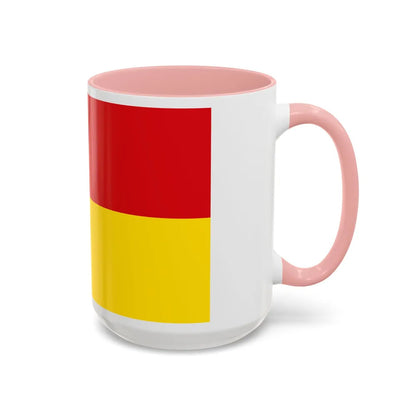 Flag of Borken Germany - Accent Coffee Mug-Go Mug Yourself