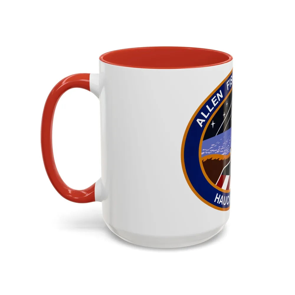 STS 51 a (NASA) Accent Coffee Mug-Go Mug Yourself